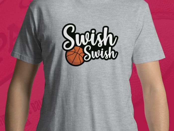 T-shirt pour hommes Swish Swish
